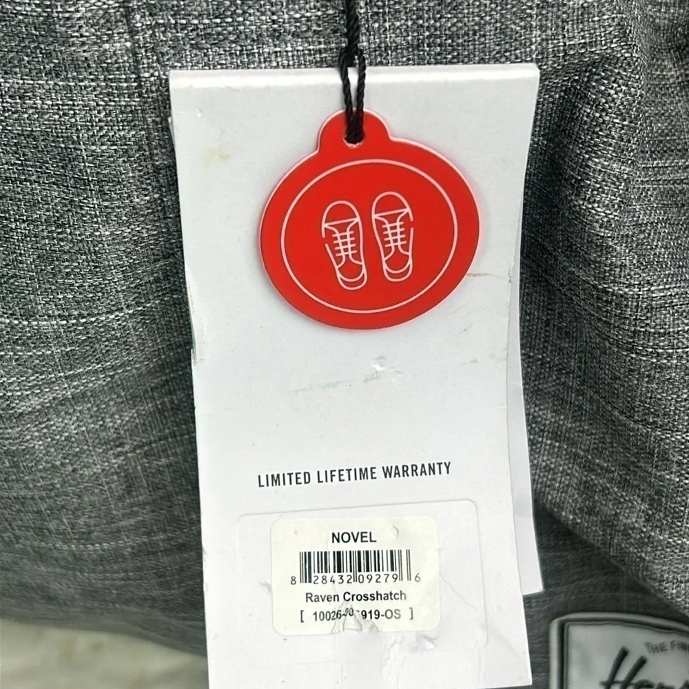 NWT Herschel Supply Company Novel 42.5L Gray Duffel Bag  Shoulder Strap …